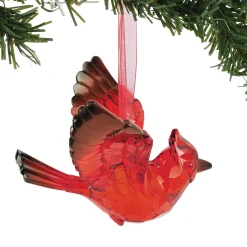 Acrylic Cardinal Orn