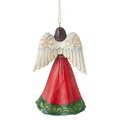 Angel With Holly Ornament