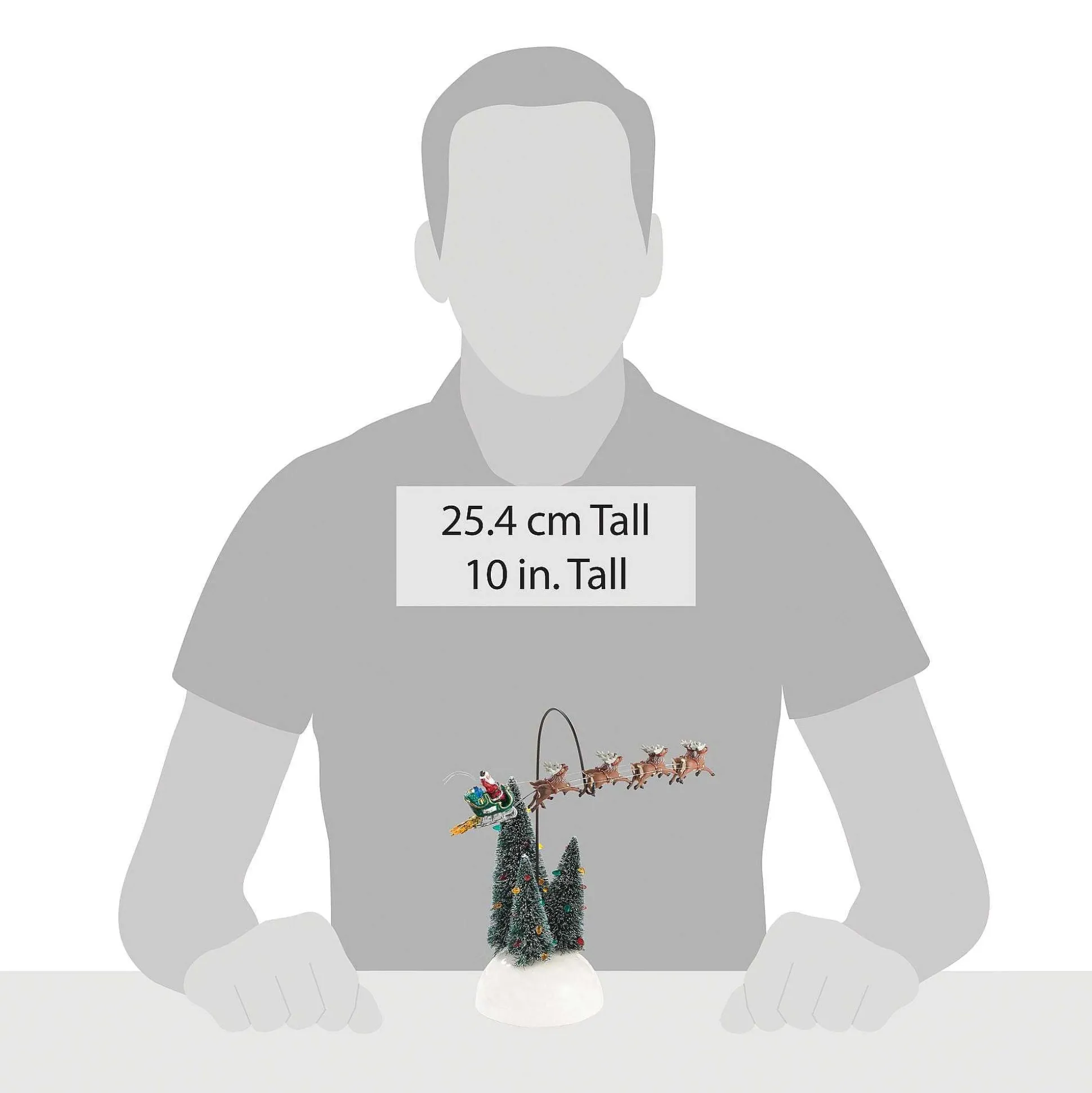 Animated Flaming Sleigh