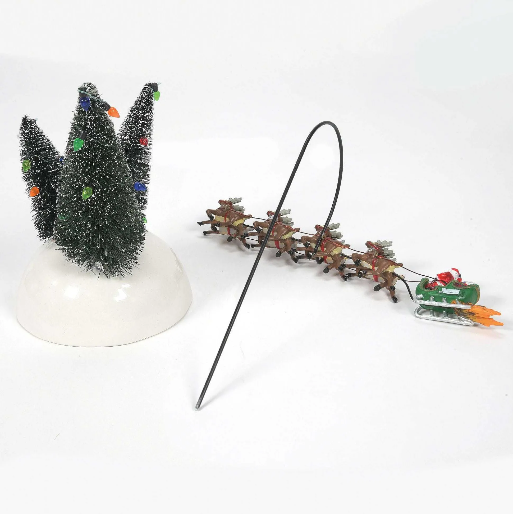 Animated Flaming Sleigh