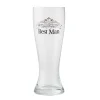 Best Man Beer Glass
