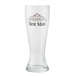 Best Man Beer Glass