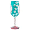 Best Wishes Wine Glass