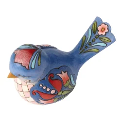 Blue Floral Bird
