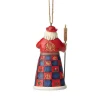 British Santa Ornament
