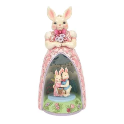 Bunny Lighted Rotating Scene