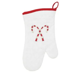 Candycane Snowman Mitt