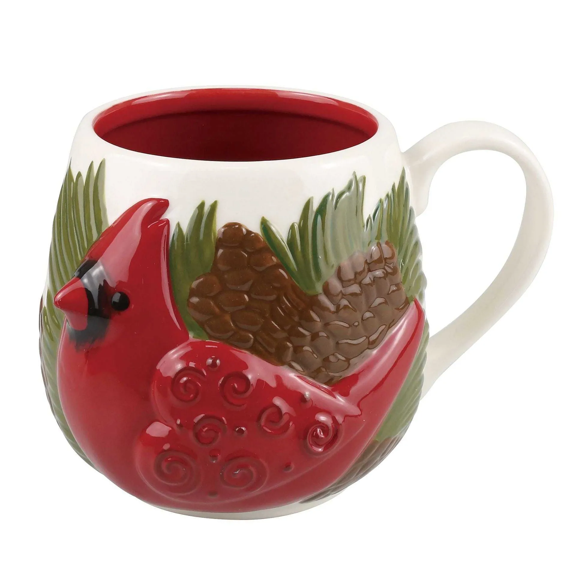 Cardinal Sculpted Believe Mug