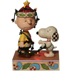 Charlie Brown Tangled Lights