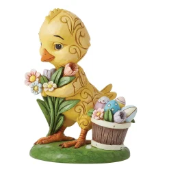 Chick With Flowers Pint