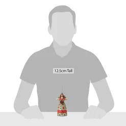 Christmas Floral Angel Orn