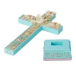 Cross With Lilies And Dove