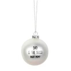 Dad Glitter Ornament