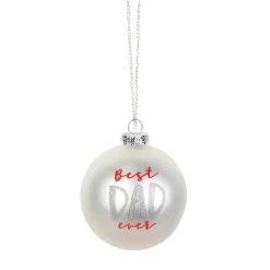 Dad Glitter Ornament