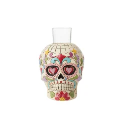 Day Of Dead Skull Candleholder
