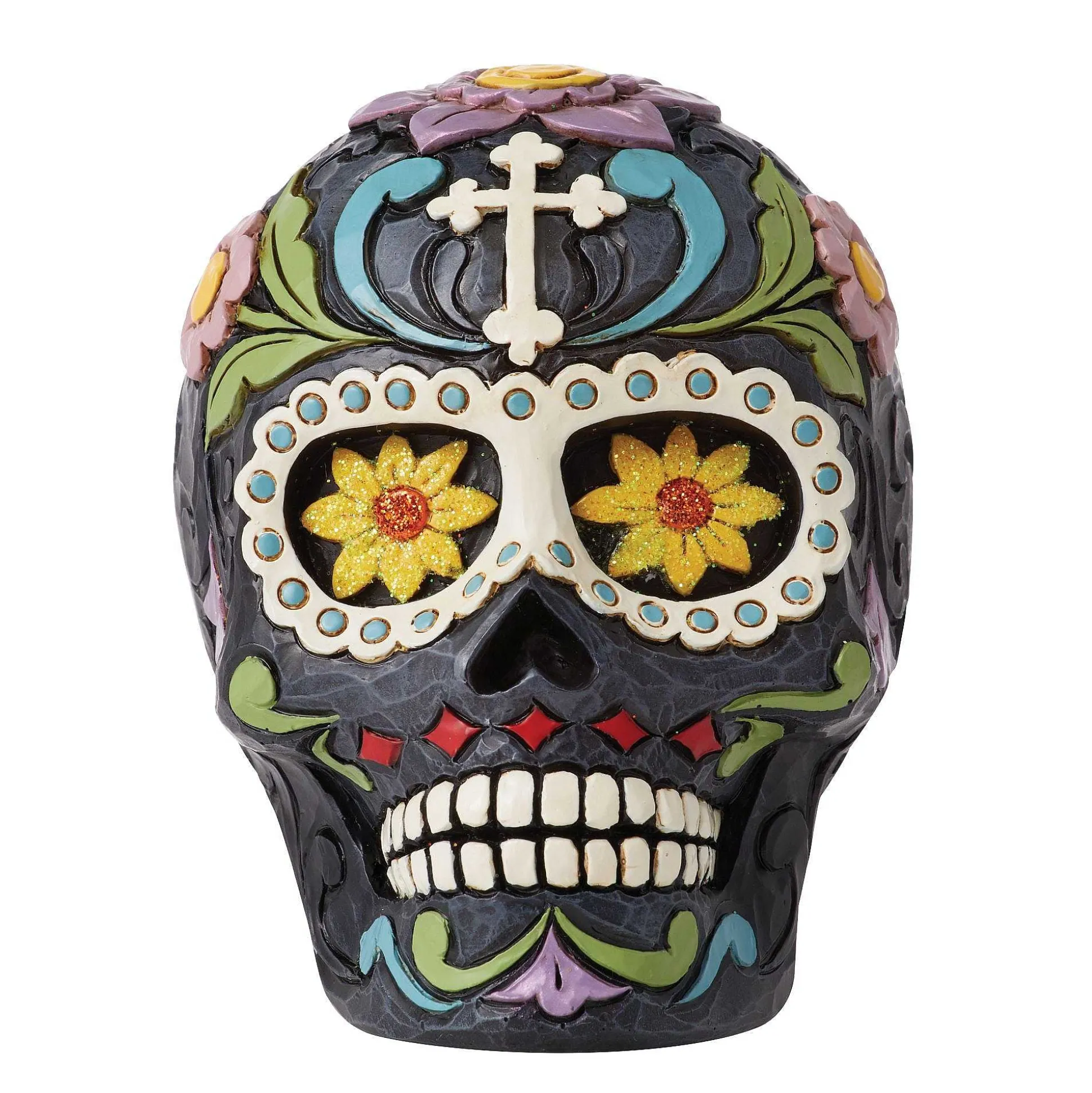 Day Of The Dead Black Skull