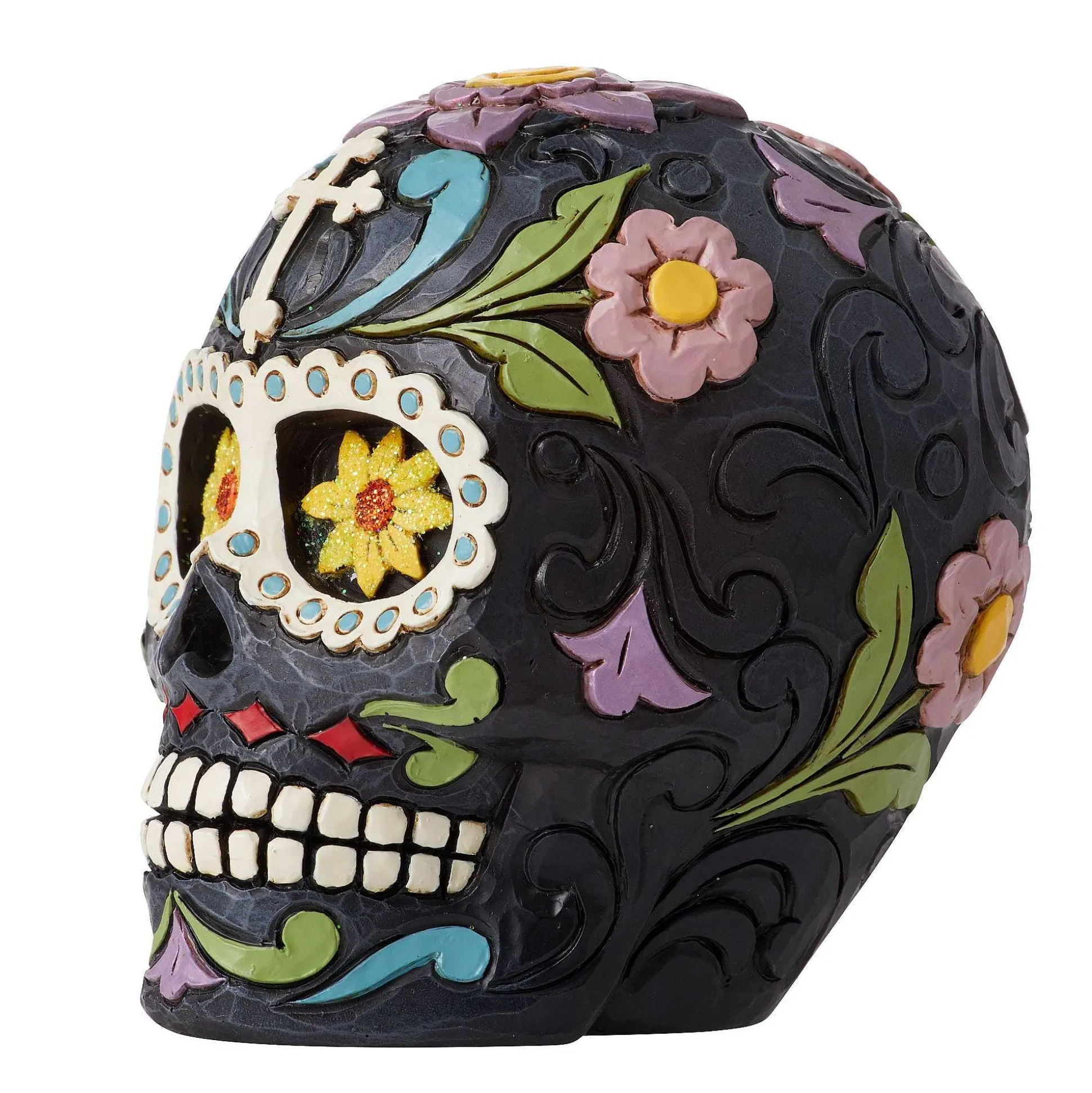 Day Of The Dead Black Skull