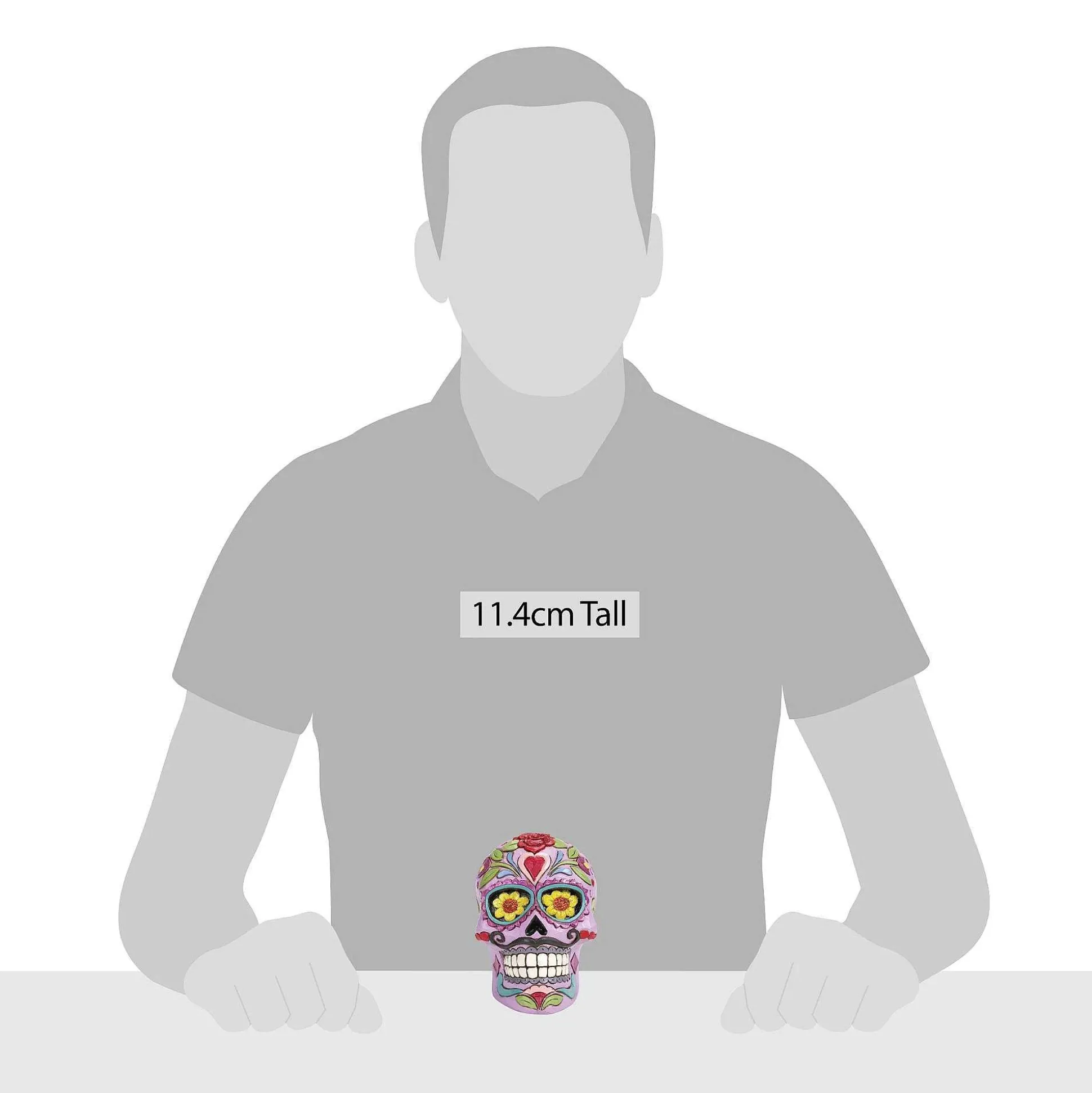 Day Of The Dead Purple Skull