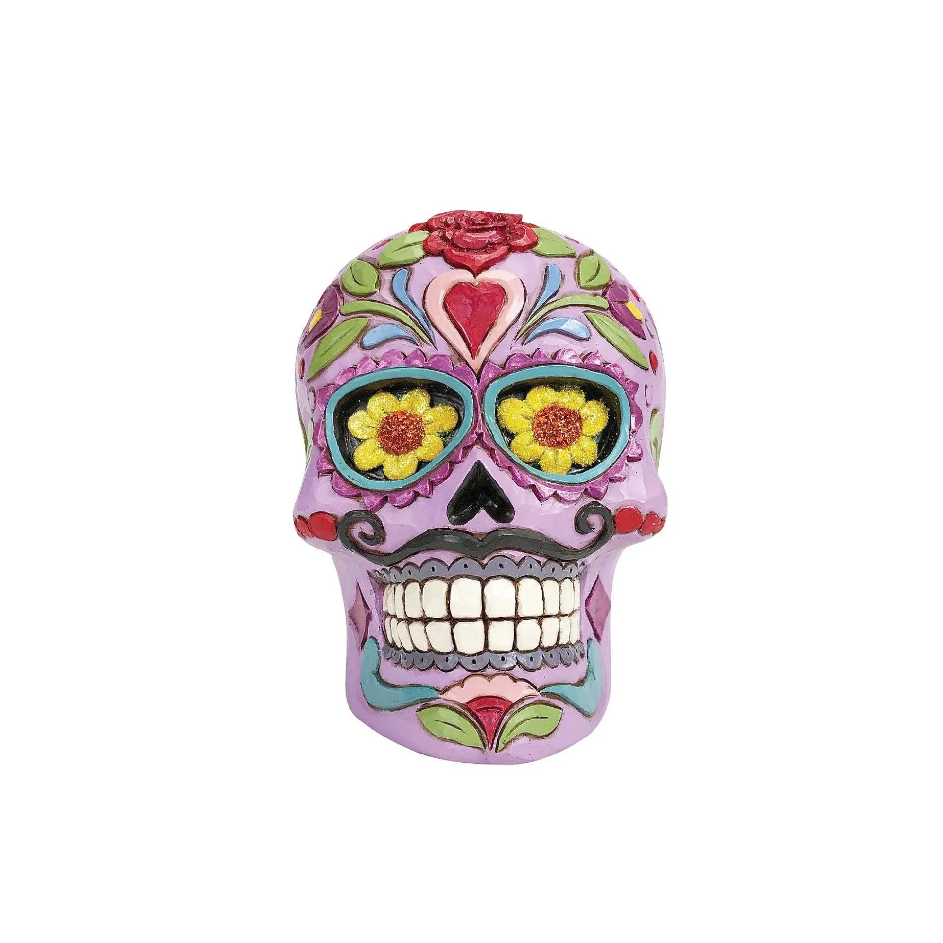 Day Of The Dead Purple Skull