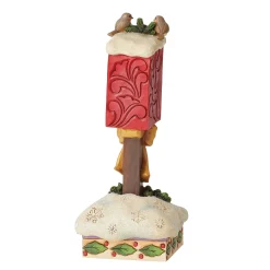 European Robins On Postbox