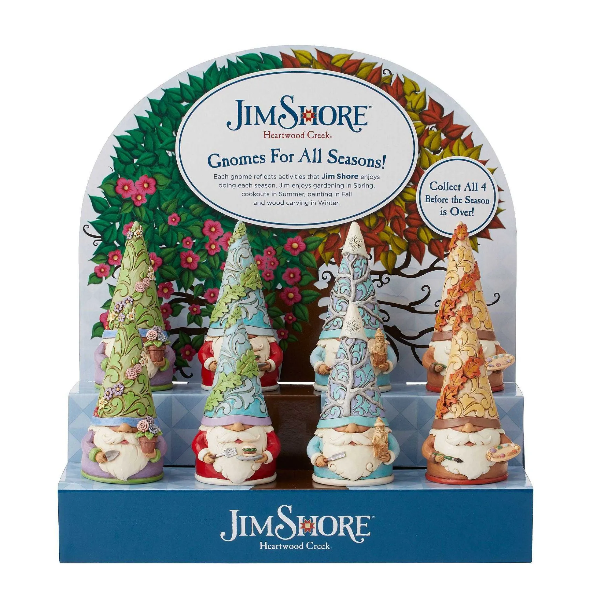 Four Season Gnomes Display