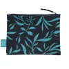 Fox & Flowers Zip Pouch (Med)