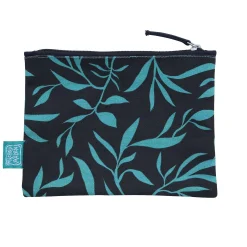 Fox & Flowers Zip Pouch (Med)