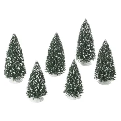 Frosted Pine Grove, Set Of 6