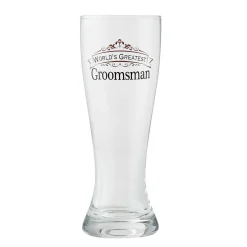 Groomsman Beer Glass