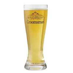Groomsman Beer Glass