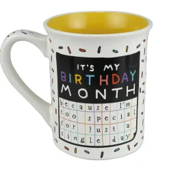 Happy Birthday Month Mug 16 Oz