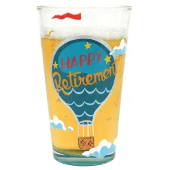 Happy Retirement Pint Glass