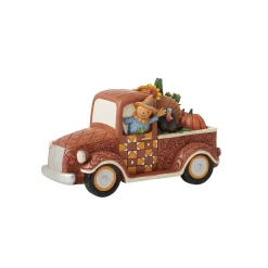 Harvest Pickup Truck Figurine