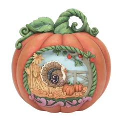 Harvest Pumpkin With Scene