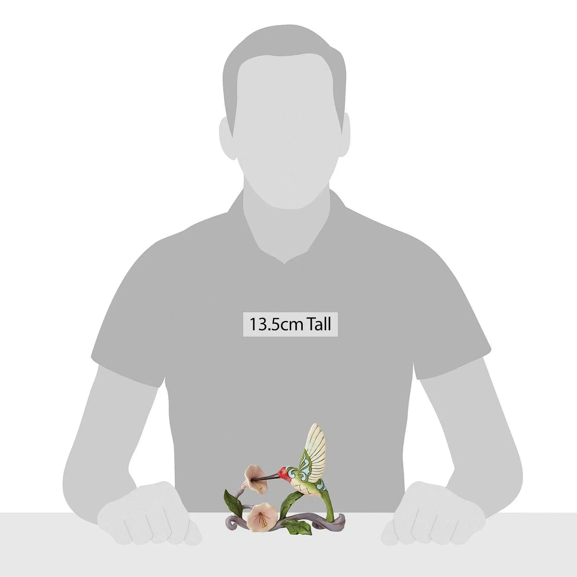 Hummingbird With Flower