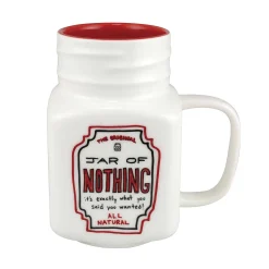 Jar Of Nothing Sculpted Mug