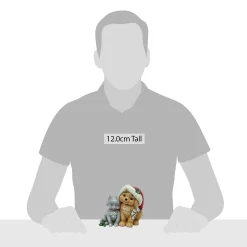 Kitten With Puppy In Santa Hat