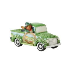 Leprechaun In Green Truck