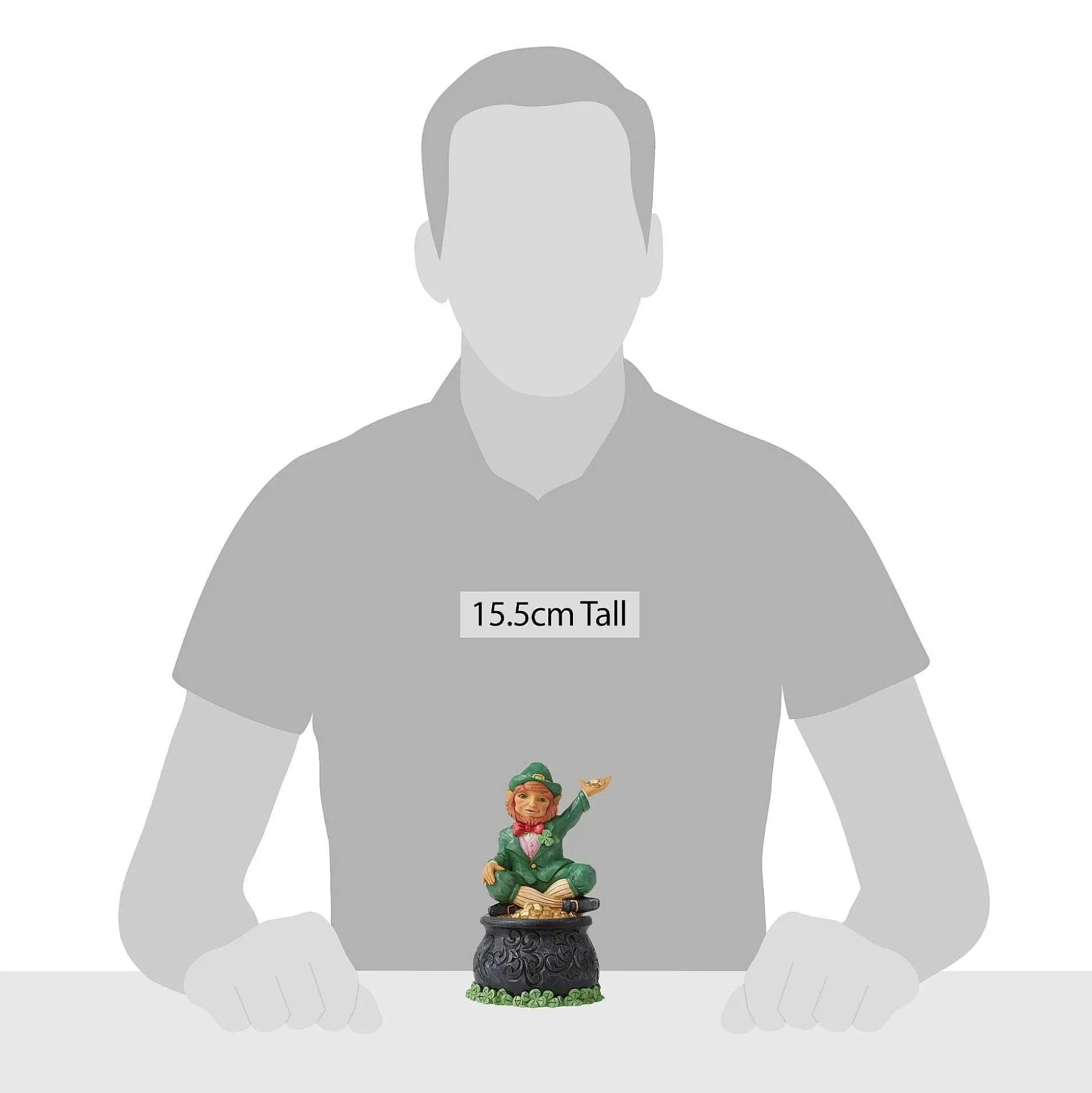 Leprechaun On Pot Of Gold