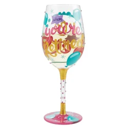 Life When Retired Wine Glass