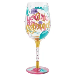 Life When Retired Wine Glass