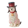 Love Themed Dog With Top Hat