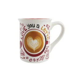 Love You Latte Mug 16 Oz