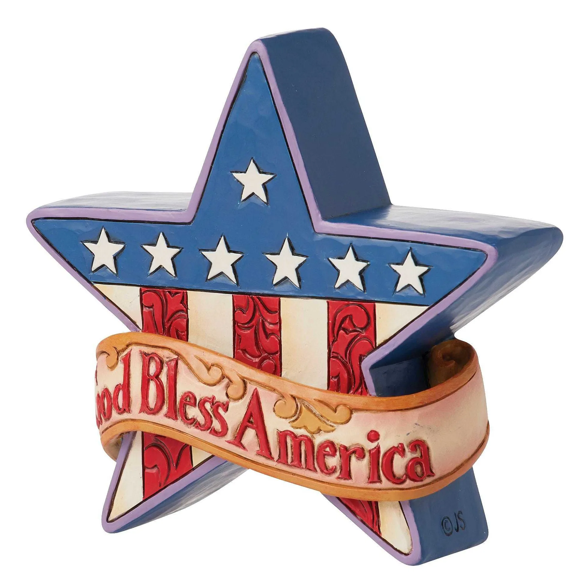 Mini Patriotic Star Figurine