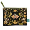Moth (Black) Zip Pouch (Med)