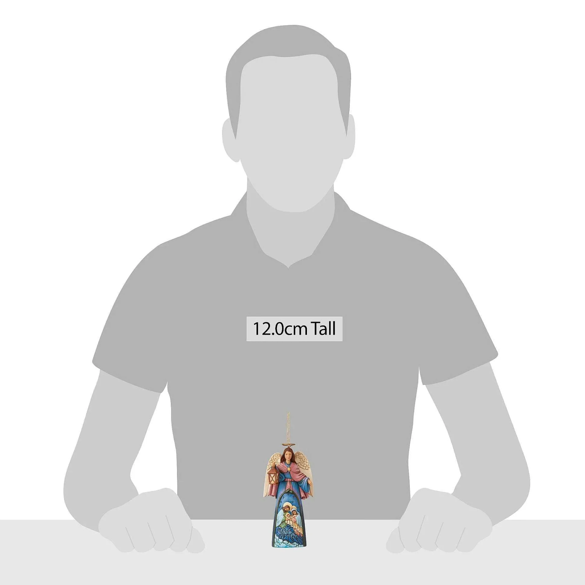 Nativity Angel Lantern Orn