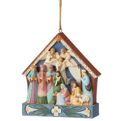 Nativity Stable Ornament