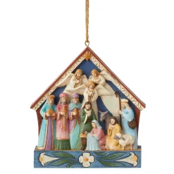 Nativity Stable Ornament