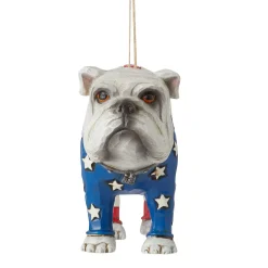 Patriotic Bulldog Ornament