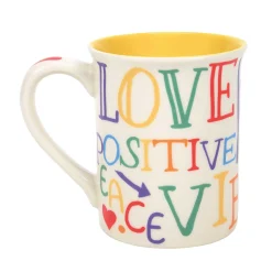 Rainbow Love Positve Vibes Mug